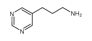 5-Pyrimidinepropanamine structure, CAS 112104-02-6