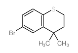 6-Bromo-4,4-dimethylthiochroman structure, CAS 112110-44-8