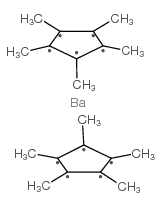 Bis(pentamethylcyclopentadienyl)barium structure, CAS 112379-49-4
