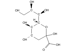 3-Deoxy-D-glycero-D-galacto-2-nonulosonic acid structure, CAS 112543-66-5