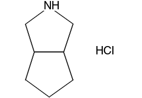 3-Azabicyclo[3.3.0]octane hydrochloride structure, CAS 112626-50-3