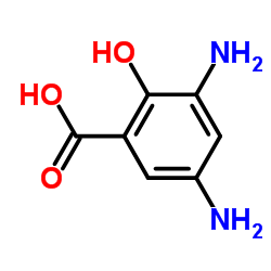 3,5-Diaminosalicylic acid structure, CAS 112725-89-0