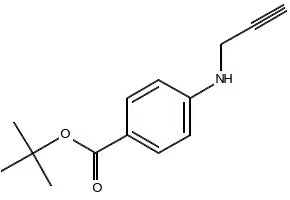 tert-Butyl 4-(2-propynylamino)benzoate structure, CAS 112888-76-3