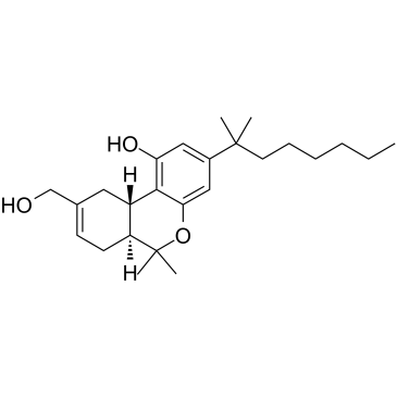 Dexanabinol structure, CAS 112924-45-5