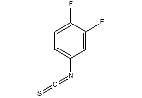3,4-Difluorophenyl isothiocyanate structure, CAS 113028-75-4