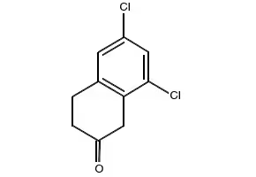 6,8-Dichloro-2-tetralone structure, CAS 113075-86-8