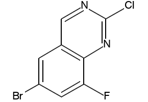 2-Chloro-6-fluoroquinazoline structure, CAS 113082-27-2