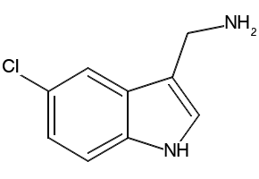 5-Chloro-1H-indole-3-methanamine structure, CAS 113188-83-3