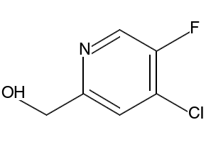 4-Chloro-5-fluoro-2-pyridinemethanol structure, CAS 113209-90-8