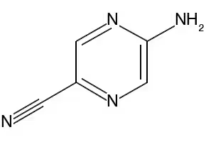 5-Aminopyrazine-2-carbonitrile structure, CAS 113305-94-5