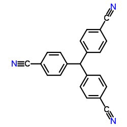 4,4',4''-Methylidenetrisbenzonitrile structure, CAS 113402-31-6