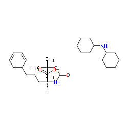 Boc-L-2-amino-5-phenylpentanoic acid dicyclohexylamine salt structure, CAS 113756-89-1