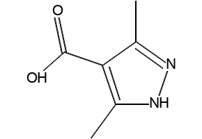 3,5-Dimethyl-1H-pyrazole-4-carboxylic acid structure, CAS 113808-86-9