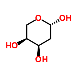 2-Deoxy-alpha-L-erythro-pentopyranose structure, CAS 113890-34-9