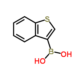 Benzothiophene-3-boronic acid structure, CAS 113893-08-6