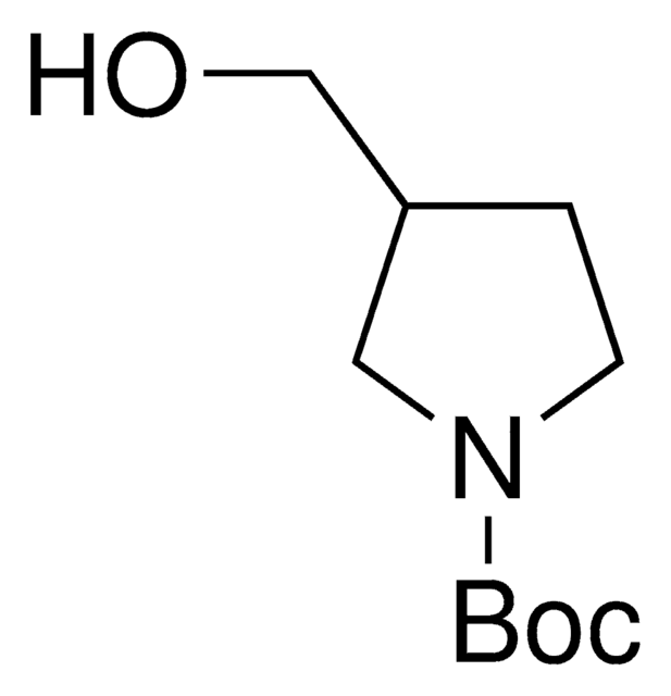 1-Boc-3-hydroxymethylpyrrolidine structure, CAS 114214-69-6