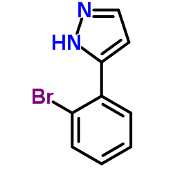3-(2-Bromophenyl)pyrazole structure, CAS 114382-20-6