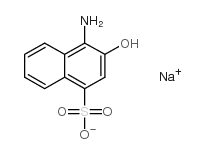 Sodium 1-amine-2-naphthol-4-sulfonate structure, CAS 114394-36-4