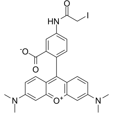 Tetramethylrhodamine-4-iodoacetamide structure, CAS 114458-99-0