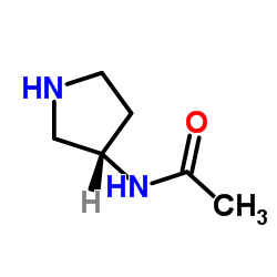 (3S)-(-)-3-Acetamidopyrrolidine structure, CAS 114636-31-6