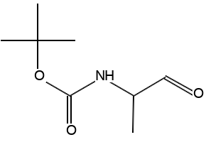 (1-Methyl-2-oxoethyl)carbamic acid tert-butyl ester structure, CAS 114857-00-0