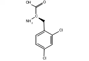 D-2,4-Dichlorophenylalanine structure, CAS 114872-98-9