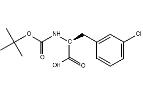 (S)-N-Boc-3-Chlorophenylalanine structure, CAS 114873-03-9