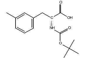 Boc-3-methyl-D-phenylalanine structure, CAS 114873-14-2