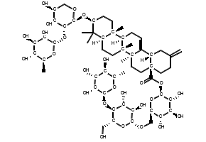 Ciwujianoside B structure, CAS 114902-16-8