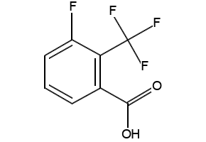 2-Fluoro-3-trifluoromethylbenzoic acid structure, CAS 115029-22-6