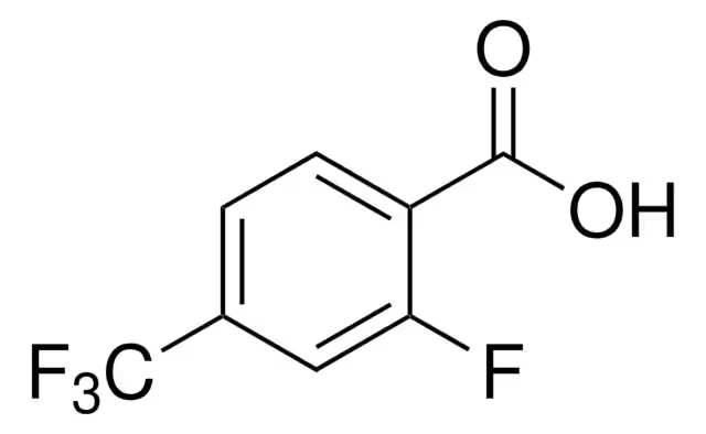 2-Fluoro-4-(trifluoromethyl)benzoic acid structure, CAS 115029-24-8