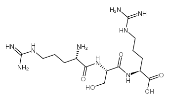 Argininyl-serinyl-arginine structure, CAS 115035-42-2