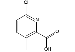6-Hydroxy-3-methylpyridine-2-carboxylic acid structure, CAS 115185-81-4