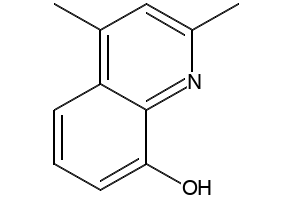 2,4-Dimethyl-8-hydroxyquinoline structure, CAS 115310-98-0