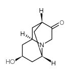 (2a,6a,8a,9ab)-Hexahydro-8-hydroxy-2,6-methano-2H-quinolizin-3(4H)-one structure, CAS 115956-07-5