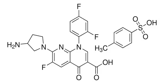 Tosufloxacin tosylate structure, CAS 115964-29-9