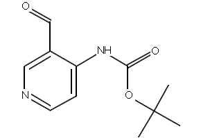 N-Boc-4-amino-3-pyridinecarboxyaldehyde structure, CAS 116026-93-8
