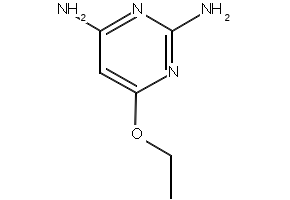 2,4-Diamino-6-ethoxypyrimidine structure, CAS 116436-03-4
