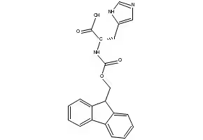 N-Fmoc-L-histidine structure, CAS 116611-64-4