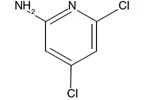 2-Amino-4,6-dichloropyridine structure, CAS 116632-24-7