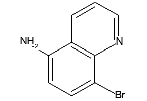 5-Amino-8-bromoquinoline structure, CAS 116632-58-7