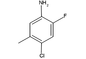 2-Chloro-4-fluoro-5-methylaniline structure, CAS 116759-33-2