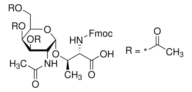Fmoc-Thr(galnac(Ac)3-alpha-D)-OH structure, CAS 116783-35-8