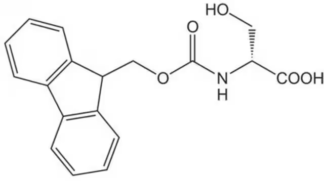 N-[(9H-Fluoren-9-ylmethoxy)carbonyl]-D-serine structure, CAS 116861-26-8