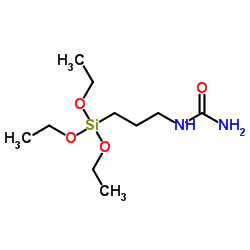 [3-[Tri(ethoxy)silyl]propyl]urea structure, CAS 116912-64-2