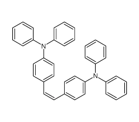 4,4'-(1,2-Ethenediyl)bis[N,N-diphenylbenzenamine] structure, CAS 116942-09-7