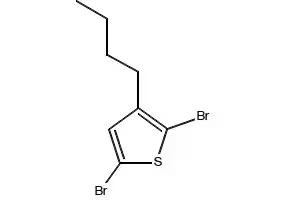 2,5-Dibromo-3-butylthiophene structure, CAS 116971-10-9