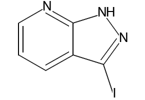 3-Iodo-1H-pyrazolo[3,4-b]pyridine structure, CAS 117007-52-0