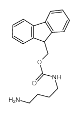 N-(4-Aminobutyl)carbamic acid 9H-fluoren-9-ylmethyl ester structure, CAS 117048-49-4