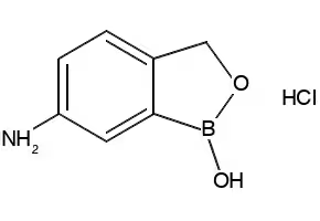 5-Amino-2-(hydroxymethyl)benzeneboronic acid hydrochloride structure, CAS 117098-93-8